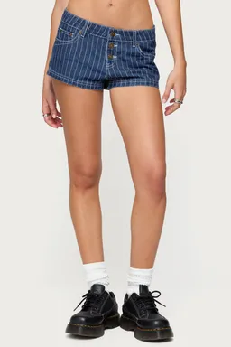 Shorts denim rayas hanson de Edikted en Shorts para argentina