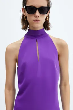 Vestido halter con lazo de Mango en Vestidos para argentina
