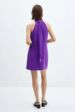 Vestido halter con lazo de Mango en Vestidos para argentina