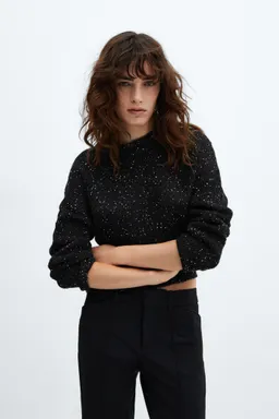 Jersey punto lentejuelas de Mango en Buzos y Sweaters para argentina