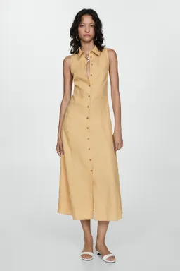 Vestido camisero lino de Mango en Vestidos para argentina