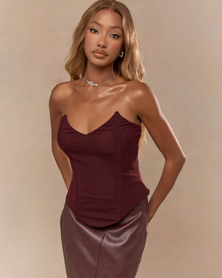 Top bandeau con escote corazón de Missguided en Tops para argentina