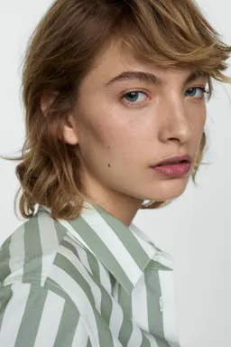 Camisa algodón rayas de Mango en Camisas para argentina