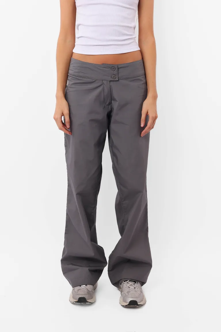 Pantalón recto de poplín con detalles metálicos y cintura ancha de Top White en Pantalones para argentina