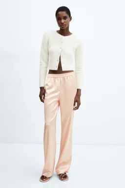 Pantalón satinado elástico de Mango en Pantalones para argentina