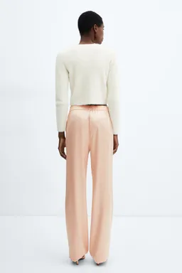 Pantalón satinado elástico de Mango en Pantalones para argentina