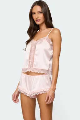 Musculosa clair encaje satén de Edikted en Pijamas y Sleepwear para argentina