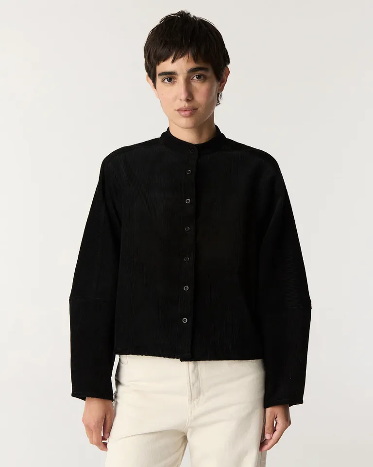 Camisa de mangas largas con corte recto y diseño abombado de Furzai en Camisas para argentina