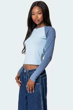 Remera manga larga raya de Edikted en Remeras para argentina