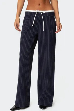 Pantalones rayas cutout ajustable de Edikted en Pantalones para argentina