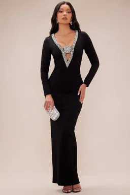 Maxi vestido adornado desiree de Fashion Nova en Vestidos para argentina