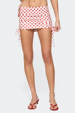 Minifalda lunares ajustable con cordón de Edikted en Swimwear y Beachwear para argentina