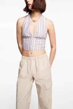 Pantalón cargo fluido de Mango Teen en Pantalones para argentina