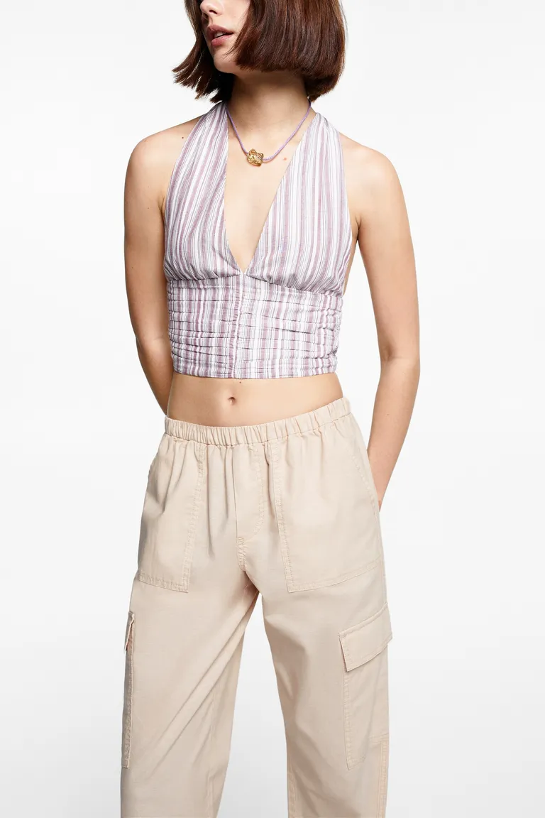 Pantalón cargo fluido de Mango Teen en Pantalones para argentina