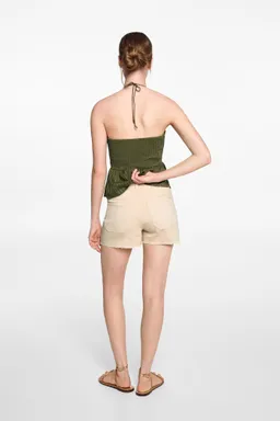 Shorts algodón con bolsillos de Mango Teen en Shorts para argentina