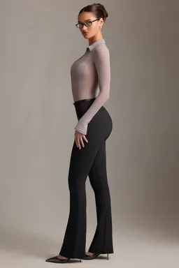 Pantalón acampanado tiro bajo de Oh Polly en Pantalones para argentina