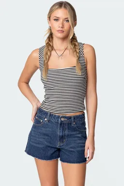 Top dillan rayas cuello cuadrado de Edikted en Tops para argentina