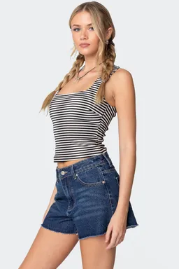 Top dillan rayas cuello cuadrado de Edikted en Tops para argentina