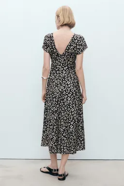 Vestido leopardo deshilachado de Mango en Vestidos para argentina