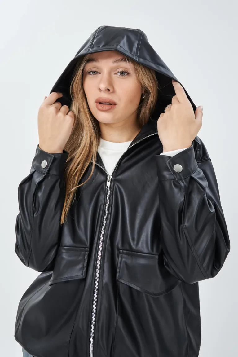 Chaqueta con capucha de corte moderno y elegante para mujer de Apricot en Chaquetas para argentina