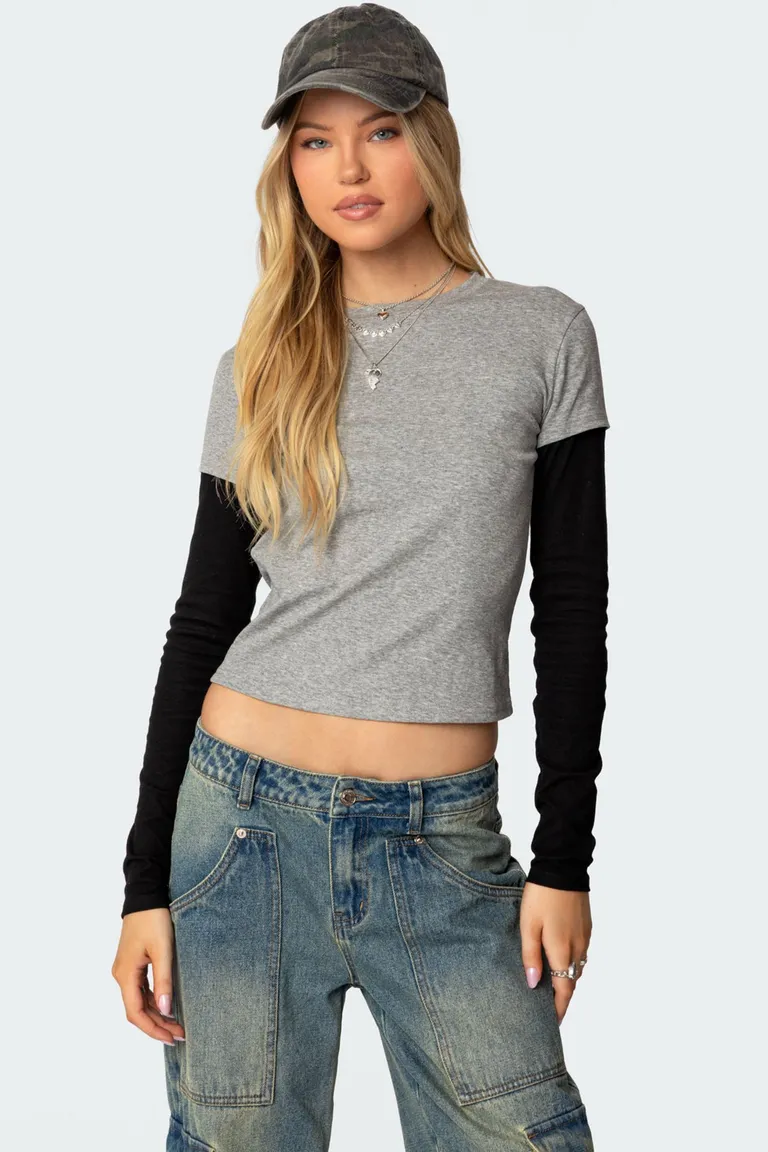 Remera lucine manga larga de Edikted en Remeras para argentina