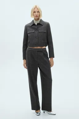 Pantalón recto tweed de Mango en Pantalones para argentina