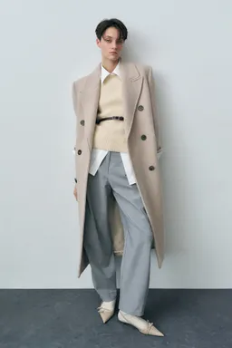 Top mezcla lana acanalado de Mango en Buzos y Sweaters para argentina