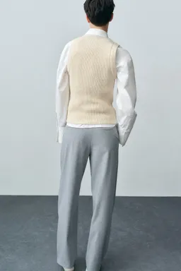 Top mezcla lana acanalado de Mango en Buzos y Sweaters para argentina