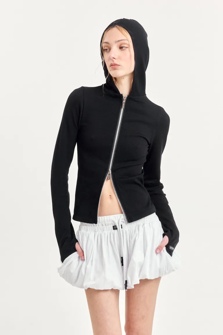 Falda balloon de corte medio con cintura elástica y cordón regulable de 47 Street en Faldas para argentina