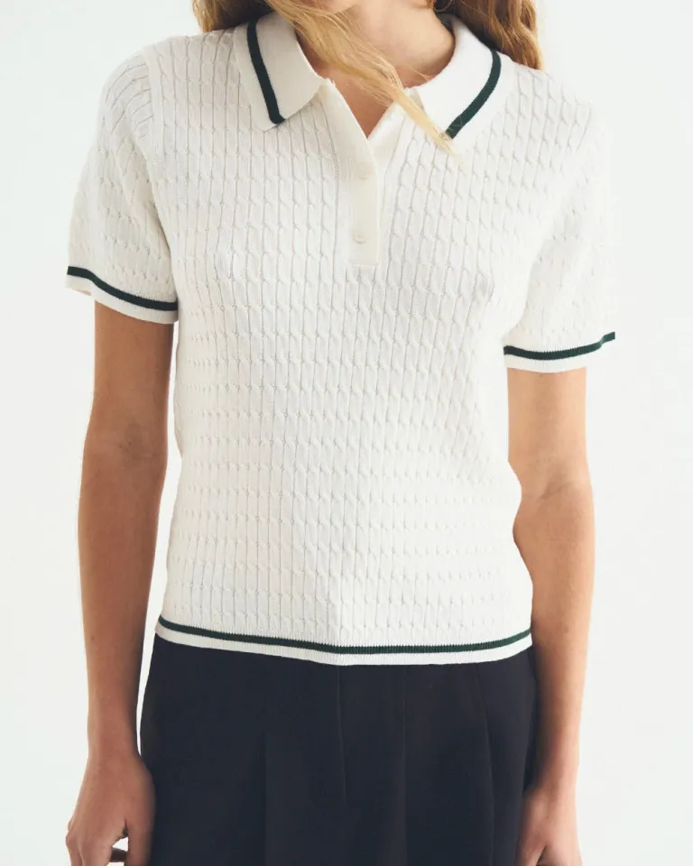 Remera chomba trenzada en diseño exclusivo y premium para mujer de Sky en Remeras para argentina