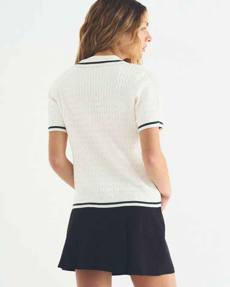 Remera chomba trenzada en diseño exclusivo y premium para mujer de Sky en Remeras para argentina