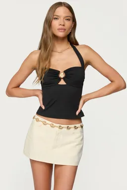 Top halter delcy cut out de Edikted en Tops para argentina