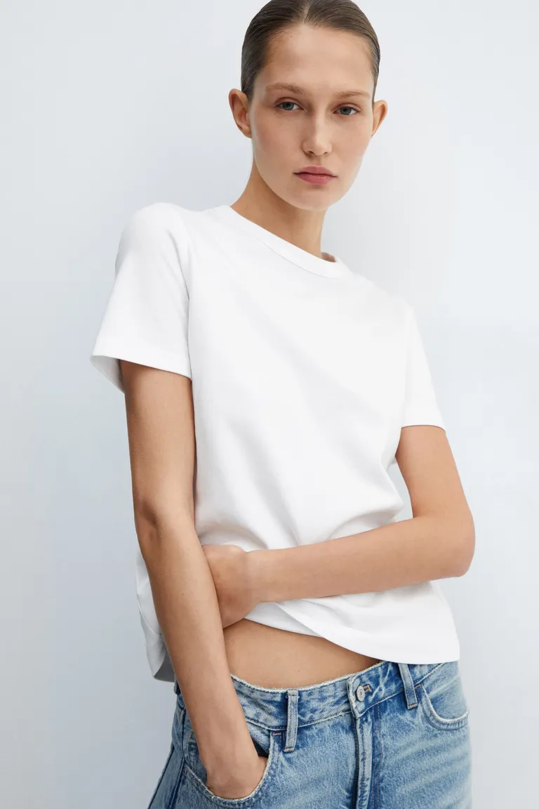 Camiseta premium algodón de Mango en Remeras para argentina
