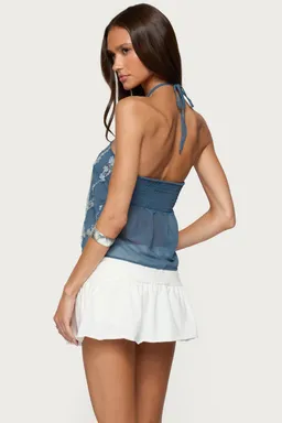 Top halter delantero con abertura de Edikted en Tops para argentina