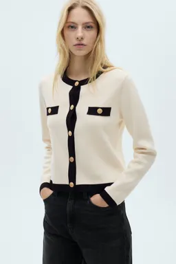 Chaqueta punto botones joya de Mango en Chaquetas para argentina