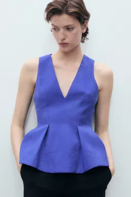 Top modal cuello pico de Mango en Tops para argentina