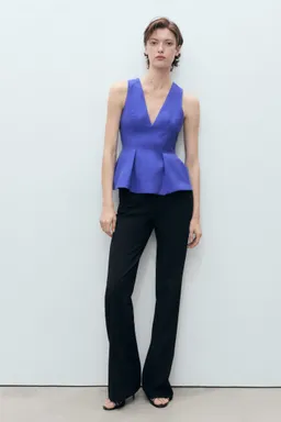 Top modal cuello pico de Mango en Tops para argentina