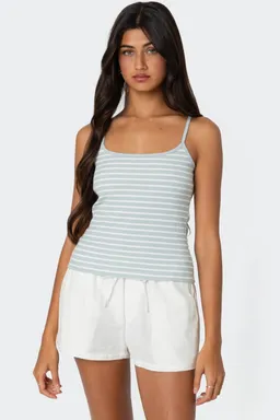 Musculosa rayas acanalada gretta de Edikted en Tops para argentina