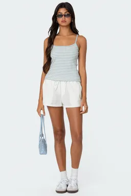 Musculosa rayas acanalada gretta de Edikted en Tops para argentina