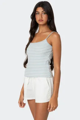 Musculosa rayas acanalada gretta de Edikted en Tops para argentina