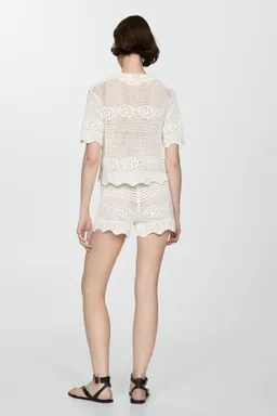 Shorts punto crochet de Mango en Shorts para argentina