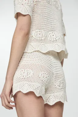 Shorts punto crochet de Mango en Shorts para argentina