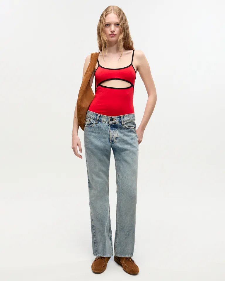 Pantalones vaqueros de corte relajado en azul para mujer de Ay Not Dead en Pantalones para argentina