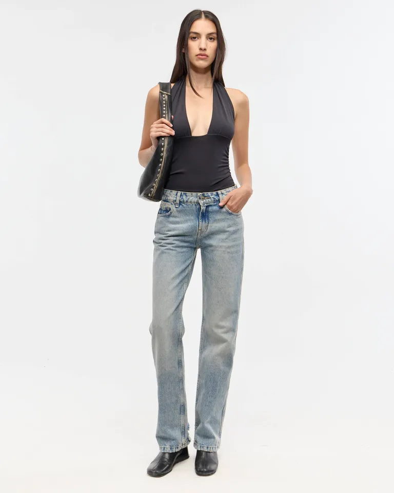 Pantalones vaqueros de corte relajado en azul para mujer de Ay Not Dead en Pantalones para argentina