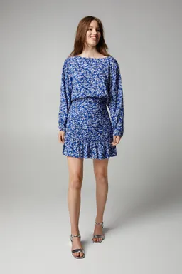 Falda estampada con volante de Mango Teen en Faldas para argentina