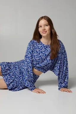 Falda estampada con volante de Mango Teen en Faldas para argentina