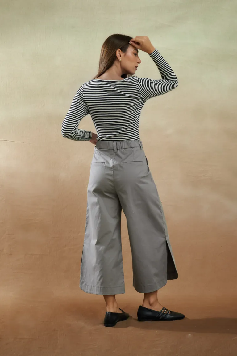 Pantalones anchos grises de corte recto para mujer de Apricot en Pantalones para argentina