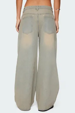 Jeans santi pierna ancha de Edikted en Pantalones para argentina