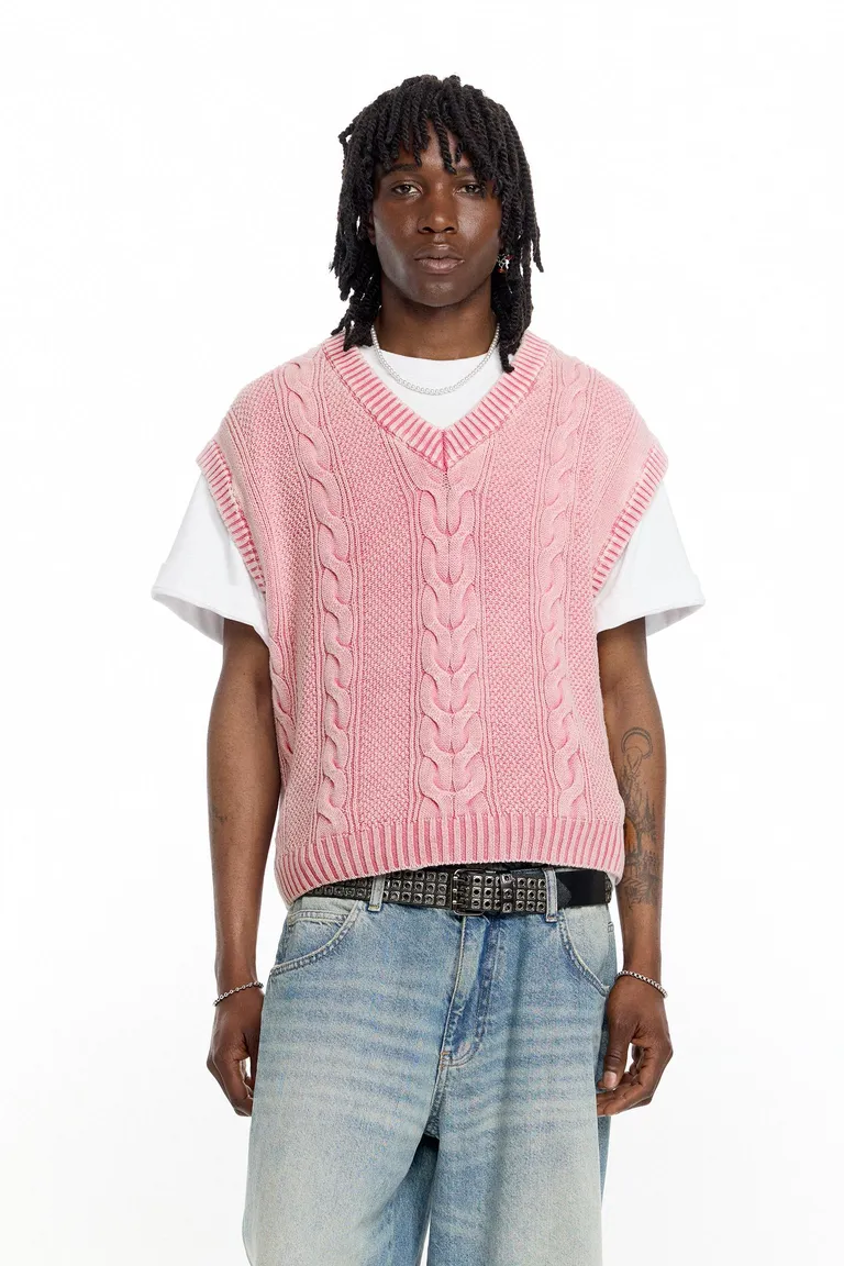 Chaleco punto ochos de Pull&Bear en Buzos y Sweaters para argentina