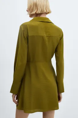 Vestido cruzado con lazo de Mango en Vestidos para argentina